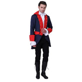 18th Century Vintage Red Blue Coat for Men - King Costume by Halloweez - Halloweez